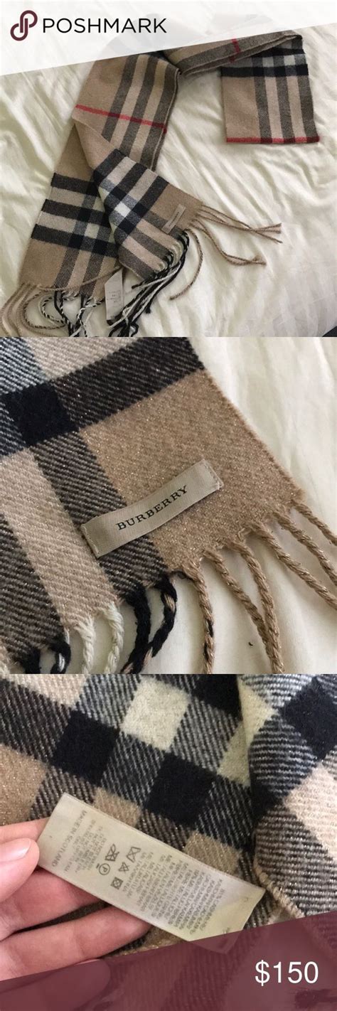 used burberry scarf